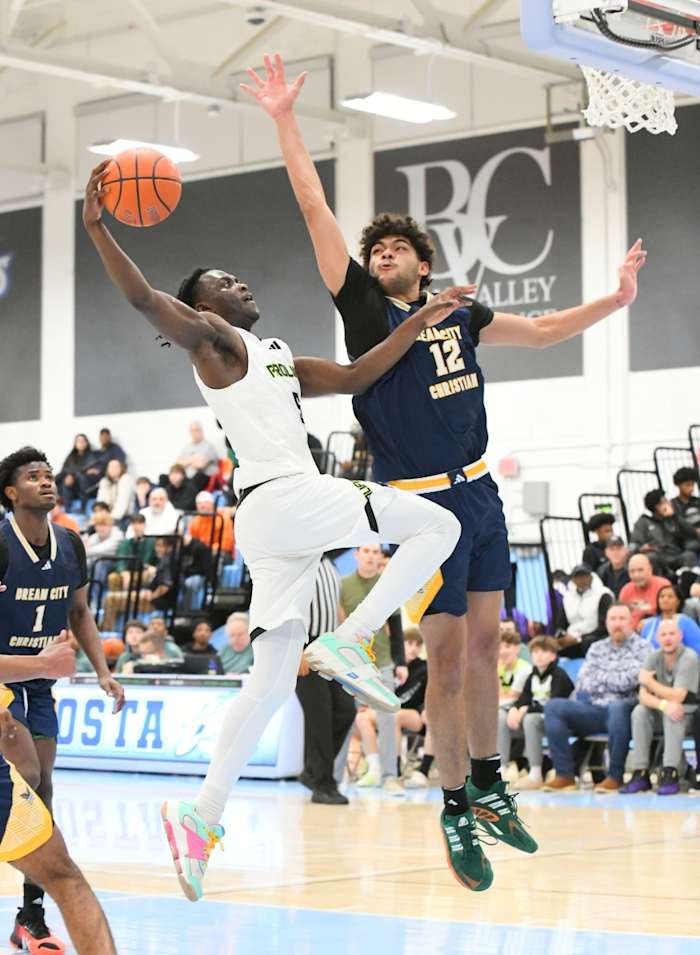 Prolific Prep's Zoom Diallo goes up for two of his 20 points in the second half.